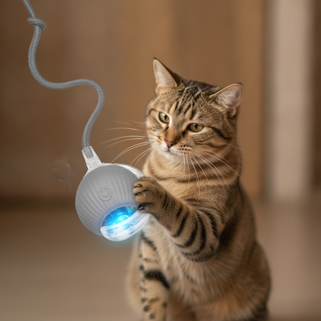 Pelota Interactiva para Gatos
