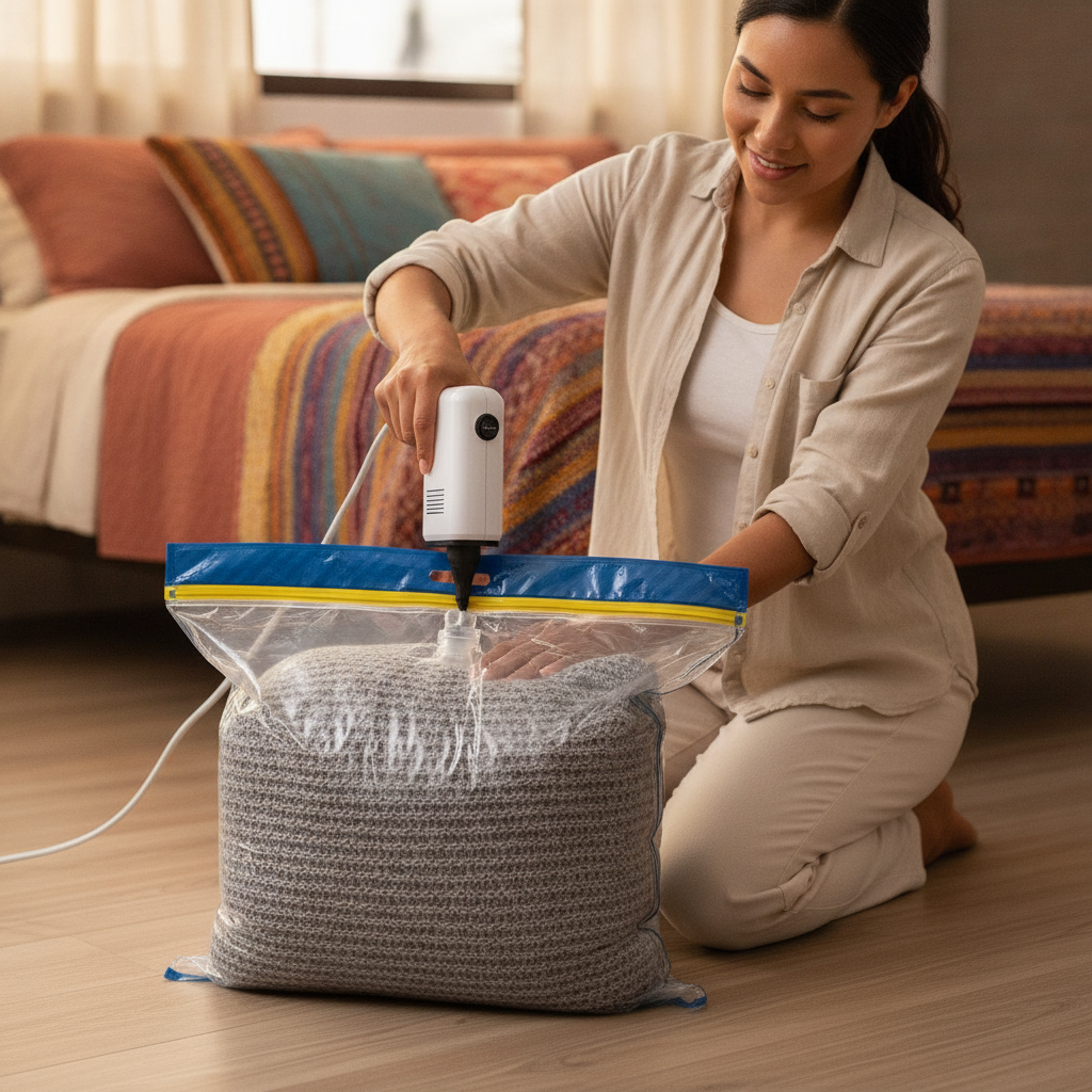 Set de Bolsas al Vacío + Succionador