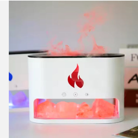 Mini Humidificador con Efecto de Llama